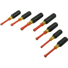 Gray Tools CHS7MA-I - 7 Piece Metric Nut Driver Set, 1000V Insulated