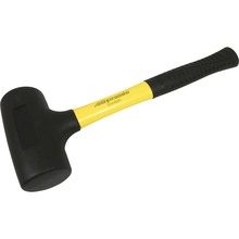 Gray Tools D041069 - 3lb. Dead Blow Hammer, Fiberglass Handle