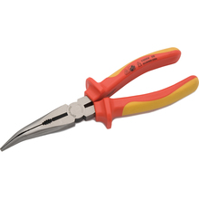 Gray Tools D055107 - 8" Bent Nose Pliers, 1000V Insulated