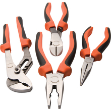 Gray Tools D055200 - 4 Piece Plier Set, Comfort Grip Handles