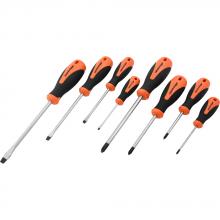 Gray Tools D062510 - 8 Piece Assorted Screwdriver Set, Comfort Grip Handles