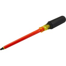 Gray Tools RB224-I - No. 4 Extra Long, Square Recess Screwdriver, 6-1/4" Blade, 1000V Insulated