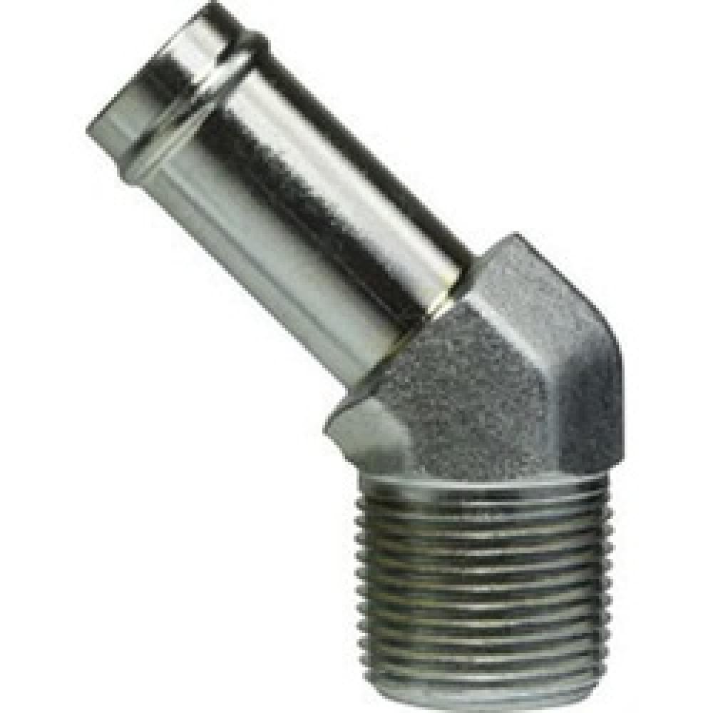 INSERT BEAD 45 DEG 1-1/4IN HOSE STL