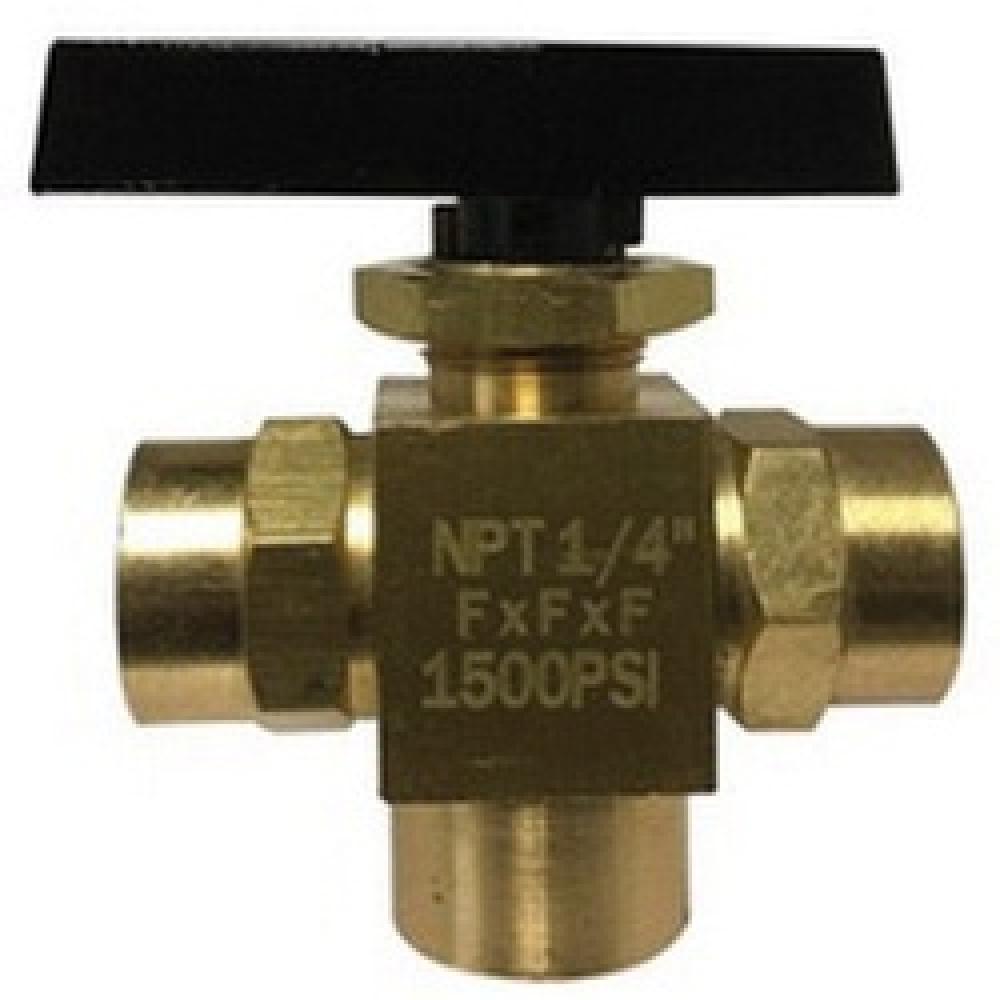 VALVE BALL INSTM 1/2 X 1/2 X 1/2IN 3-WAY