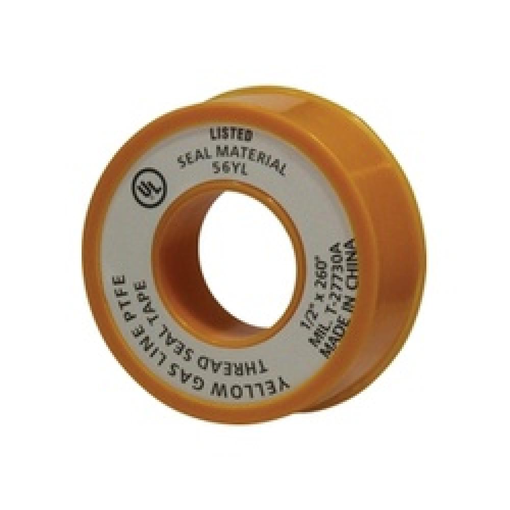 TAPE L GAS 3/4IN 520IN YEL 0.08 LB WT