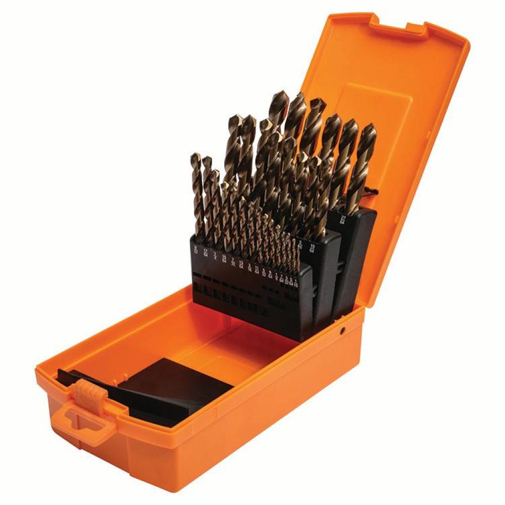 #29 SST QCK SHANK DRILL SET/PLASTIC BOX