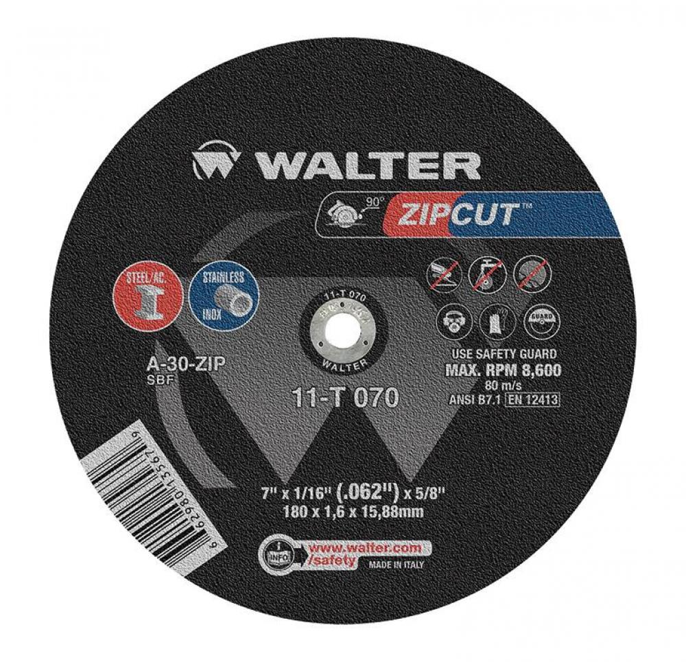 ZIPCUT 7X1/16X5/8&#39;&#39; T1 CUT-OFF WHEEL