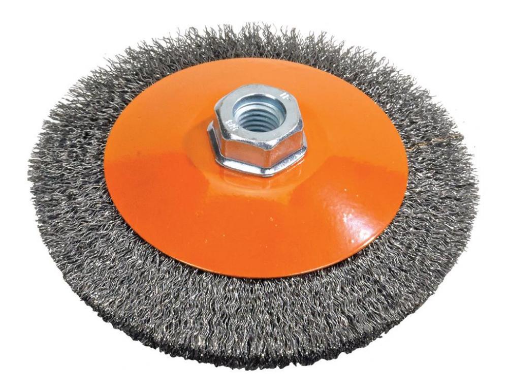 WALTER 5 X 5/8 CRIMPED SAUCER BRUSH