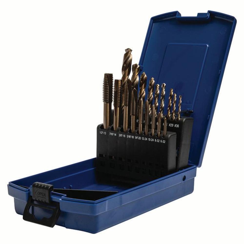 18 PCS SST PWR TAP/ NC & SST DRILL SET