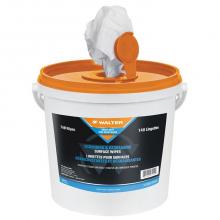 Walter Surface 53G616 - WLT H-DUTY DEGREASING SCRUB WIPES -140CT