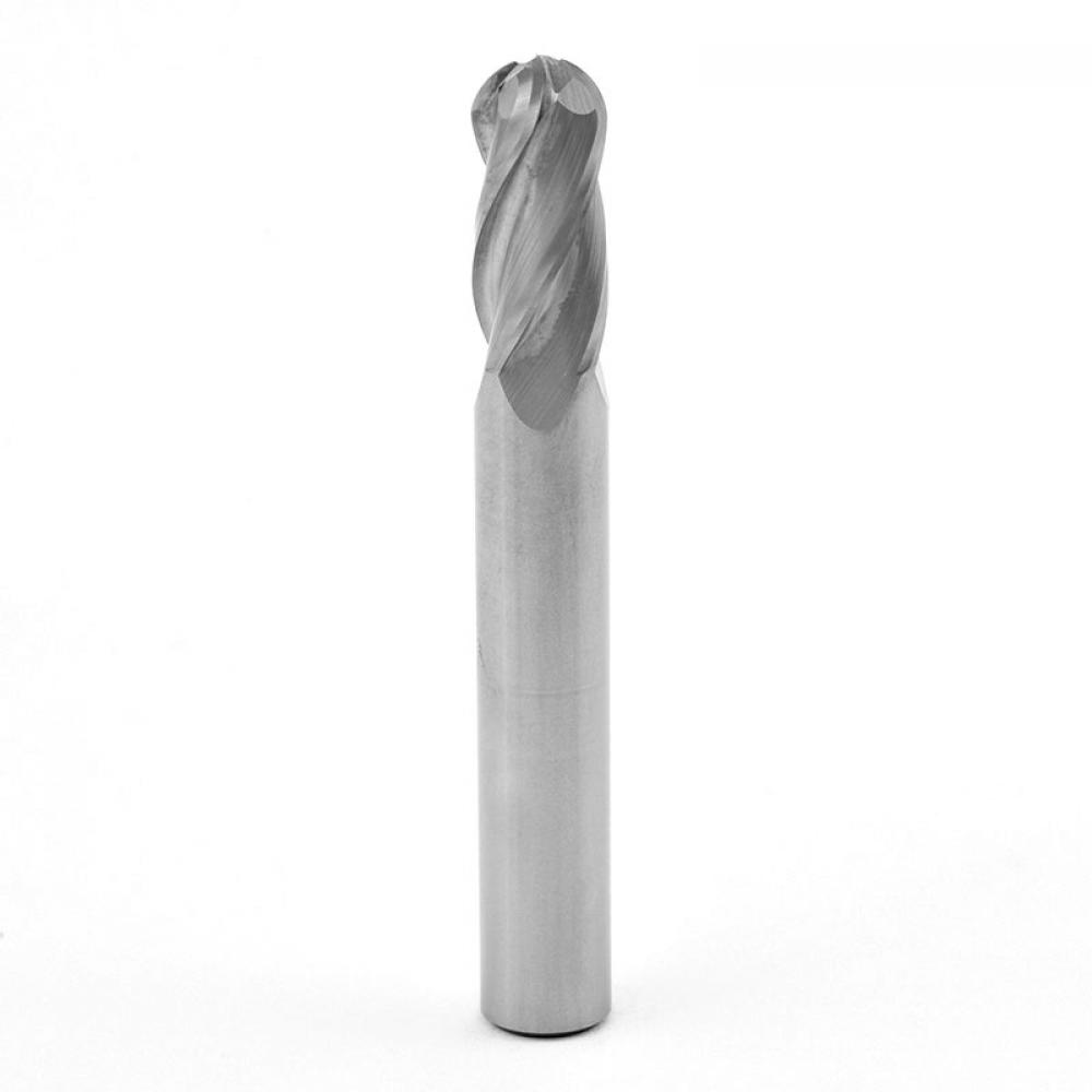 1&#34; X 1&#34; 3 FLUTE BALL END SOLID CARBIDE END MILL