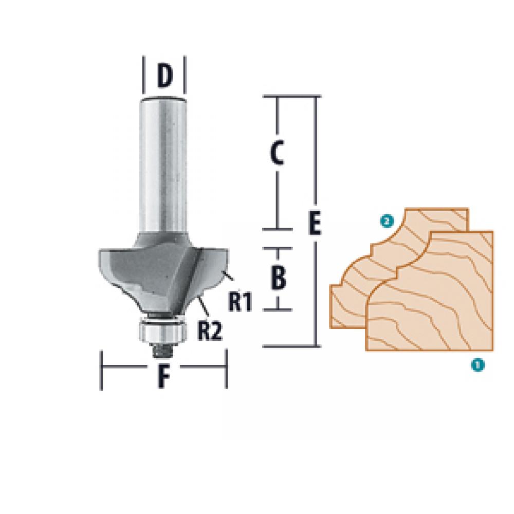 Cove and Bead Router Bits