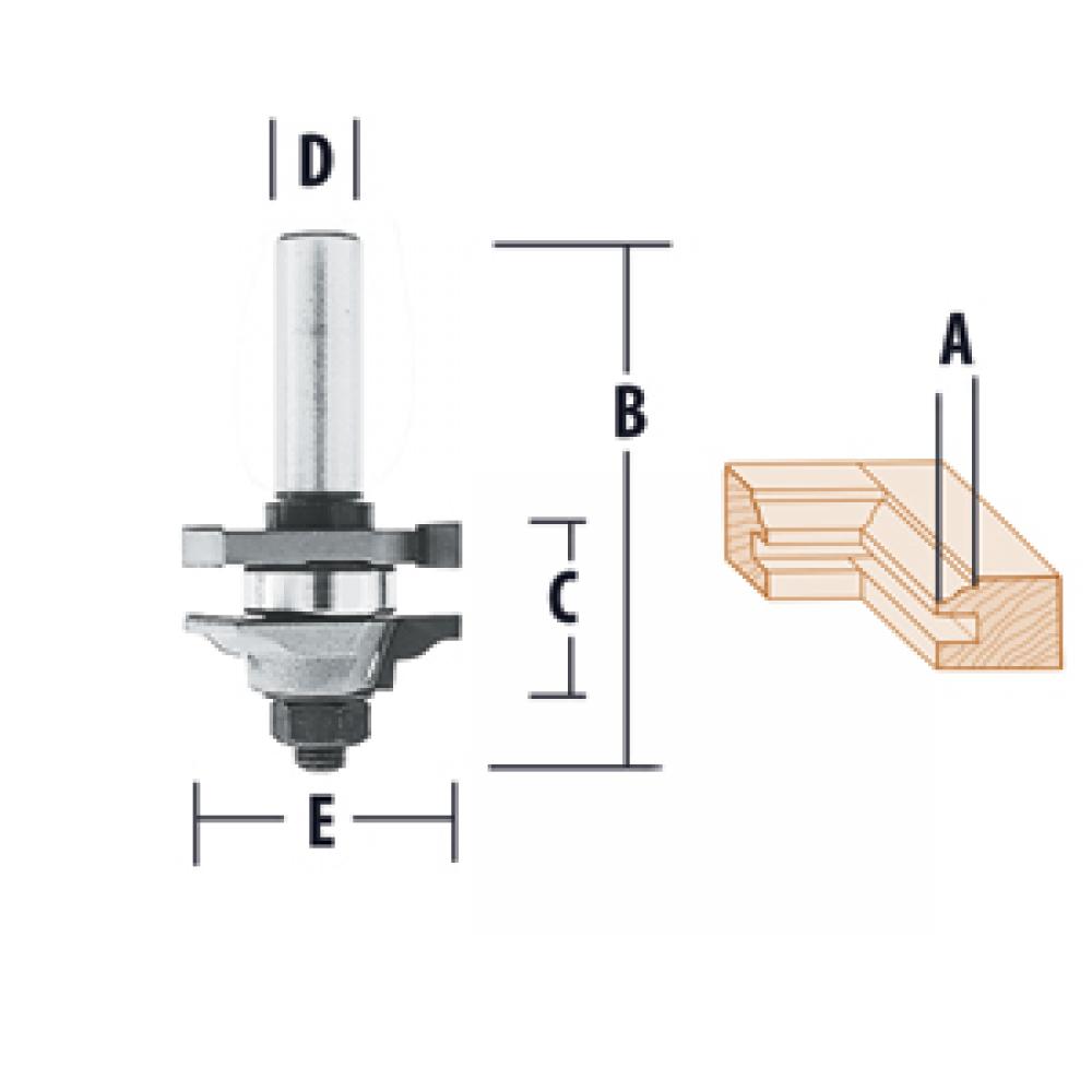 Reversible Stile & Rail Assembly Ogee Router Bits