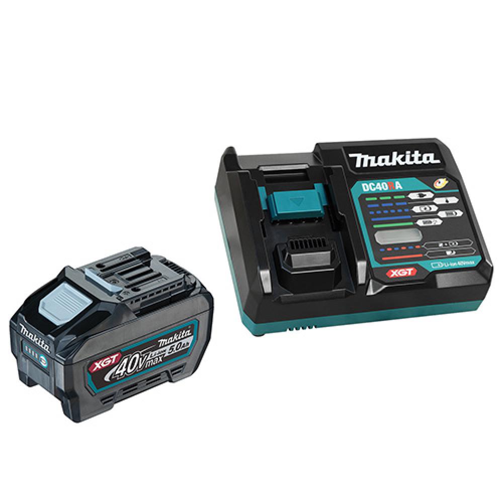 Makita 40V MAX XGT 5.0Ah Battery & Rapid Charger Starter Kit