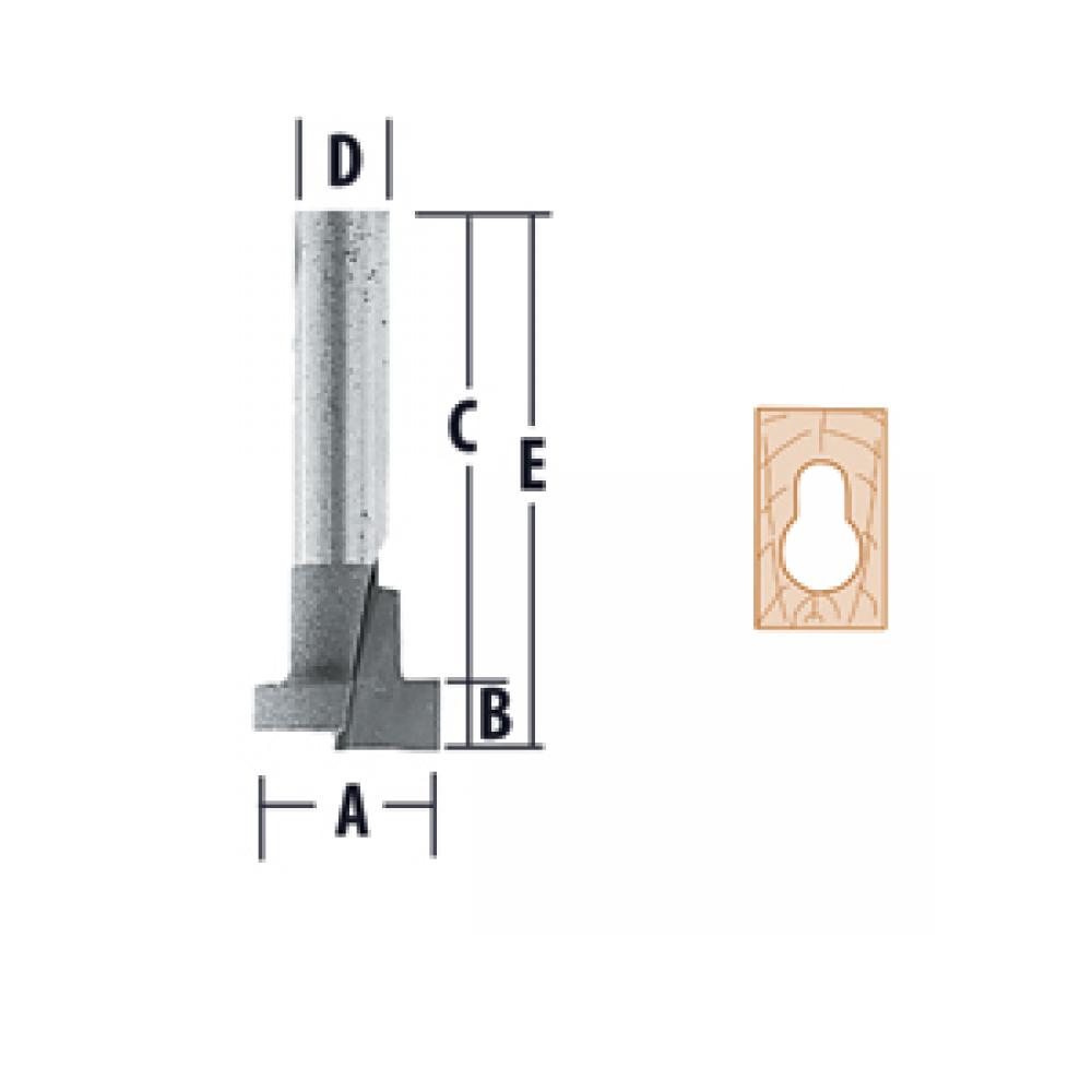 Keyhole Slot Router Bits