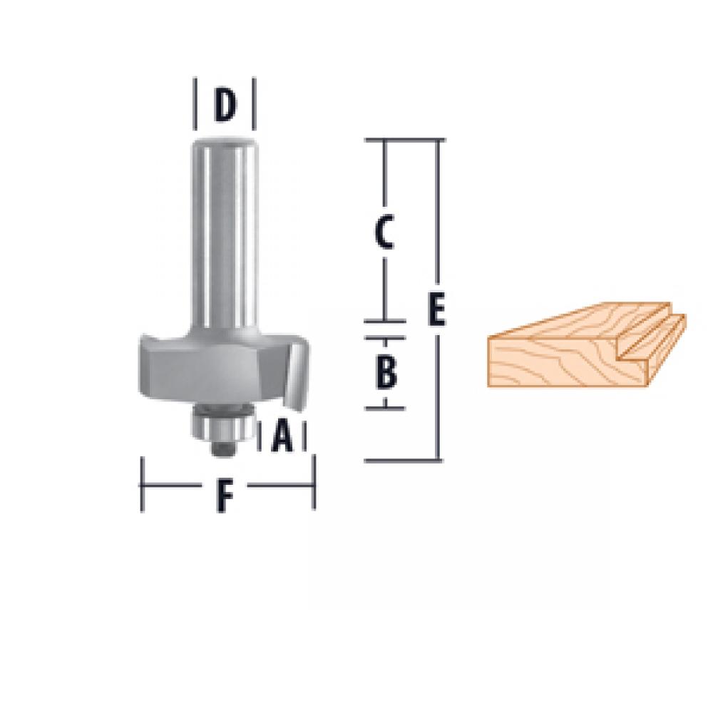 Rabbeting - 2 Flute Router Bits