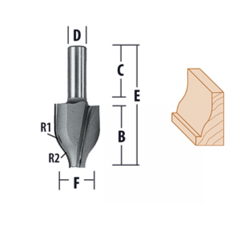 Vertical Raised Panel Ogee Router Bits