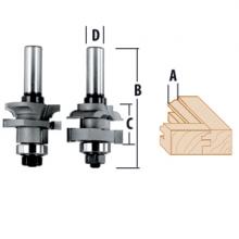 Makita 733336-A - Stile & Rail 2 Piece Ogee Router Bits