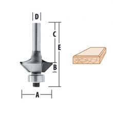 Makita 733128-3A - 15° Bevel Trimmer Bit - 2 Flute