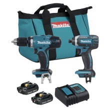 Makita DLX2141AX2 - 18V LXT 2 Tool Combo Kit, 2.0Ah x2