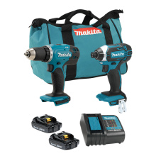 Makita DLX2141Y02 - 18V LXT 2 Tool Combo Kit, Compact x2