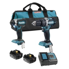 Makita DLX2180SMX - 18V LXT Brushless 2 Tool Combo Kit, 4.0Ah x2