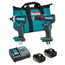 Makita DLX2289M01 - 18V LXT Brushless 2 Tool Combo Kit, 4.0Ah x2