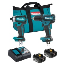 Makita DLX2289TX1 - 18V LXT Brushless 2 Tool Combo Kit, 5.0Ah x2