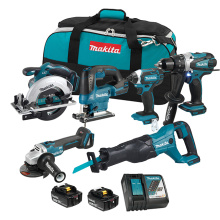 Makita DLX6123M - 18V LXT 6 Tool Combo Kit, 4.0Ah x2