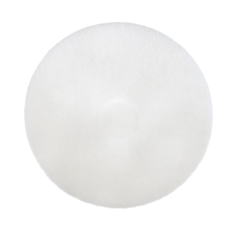 3M™ White Super Polish Pad, 4100, 432 mm (17 in)