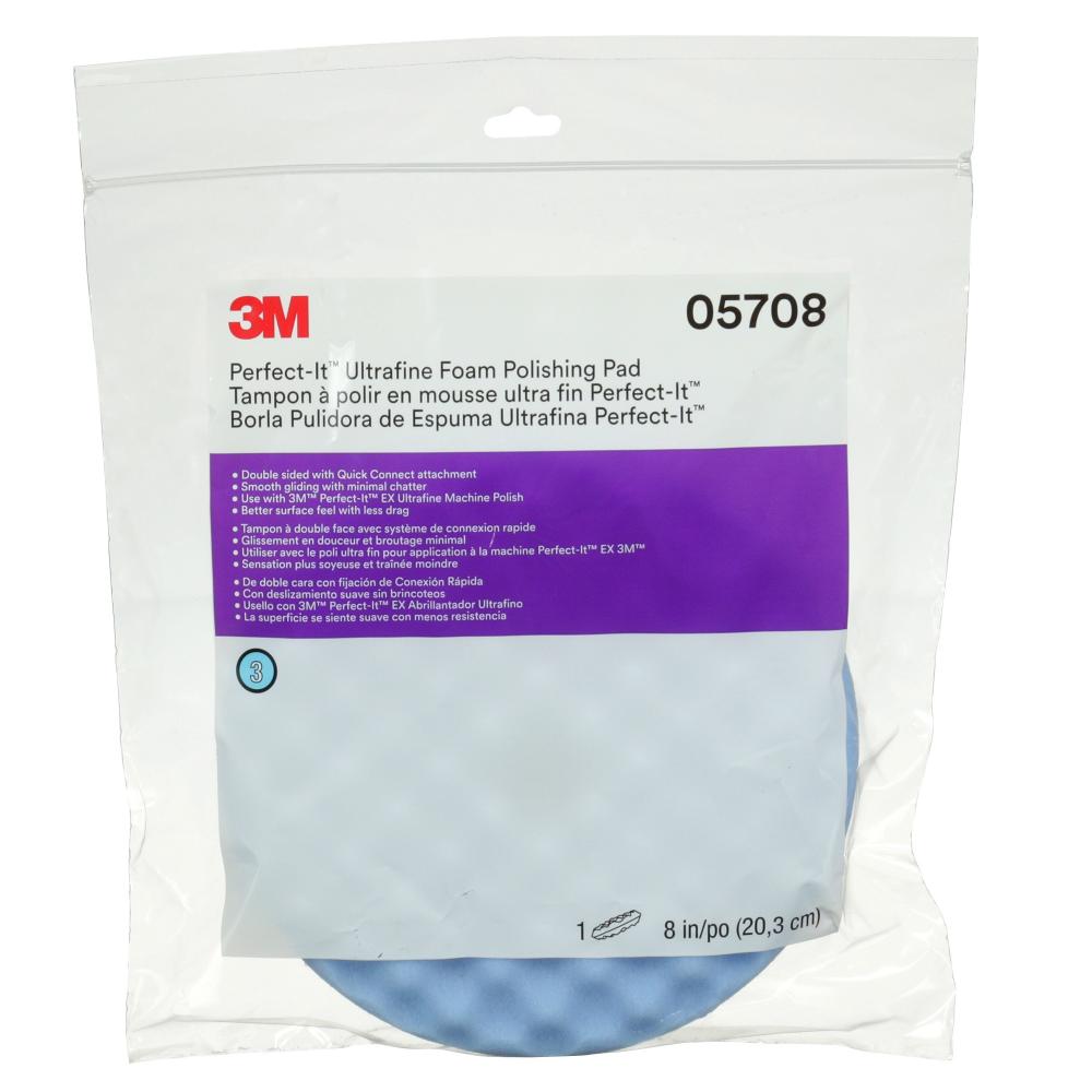 3M™ Perfect-It™ Ultrafine Foam Polishing Pad, 05708, 8 in (203.2 mm)