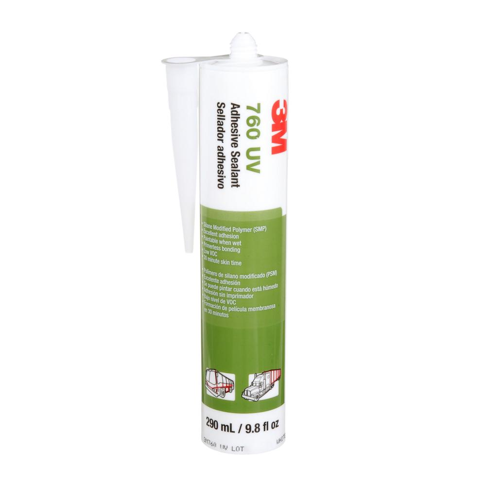 3M™ Adhesive Sealant, 760 UV, white, 10.48 fl oz (309.9 mL)