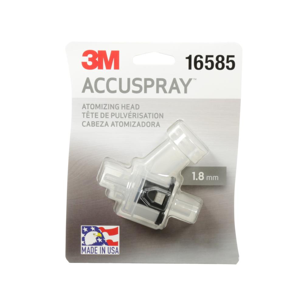 3M™ Accuspray™ Atomizing Head 16585, Clear, 1.8 mm, 10/Case