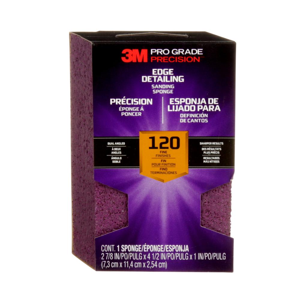 3M Pro Grade Precision Edge Detailing Dual Angle Sanding Sponge