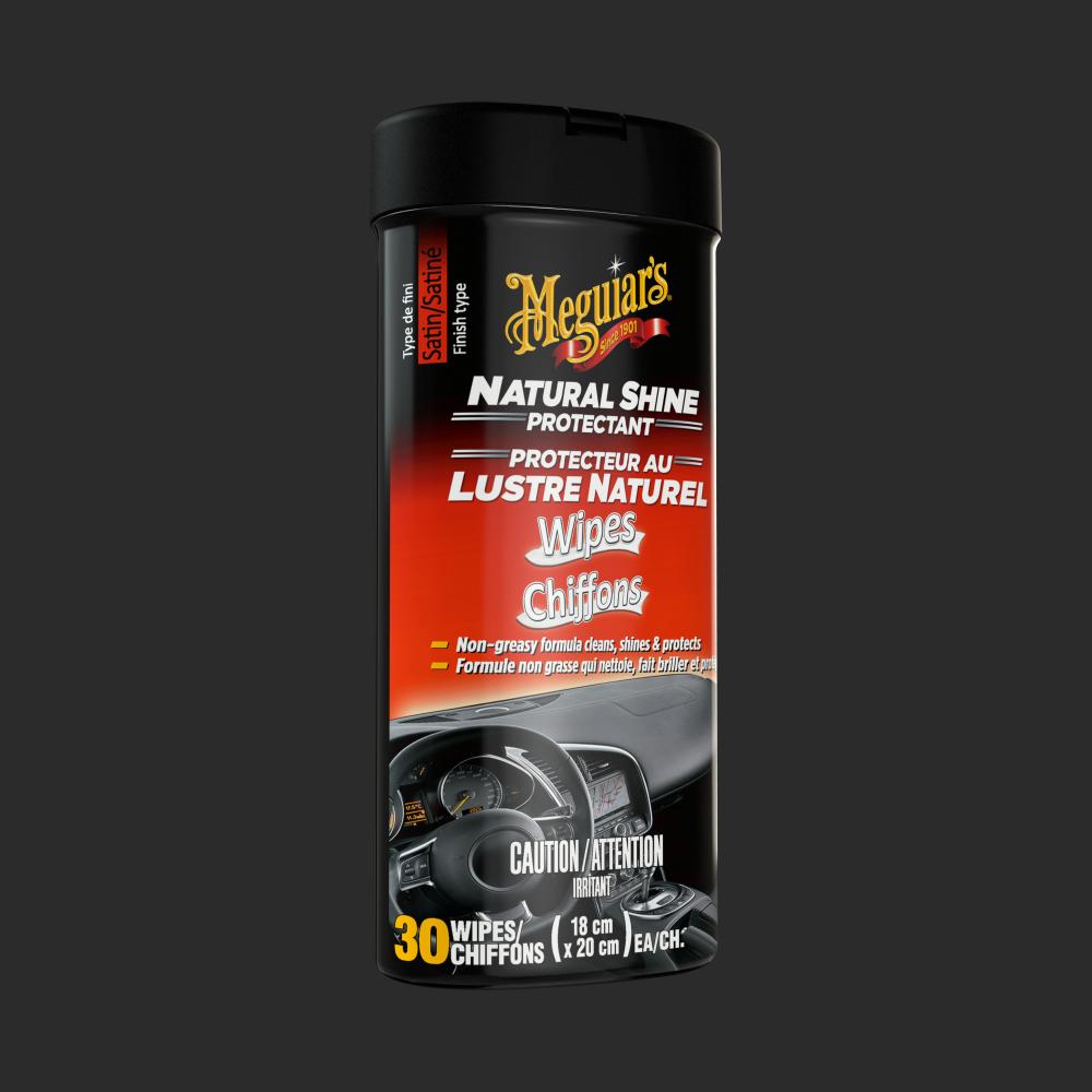 MEGUIAR&#39;S® NATURAL SHINE PROTECTANT WIPES G4100C