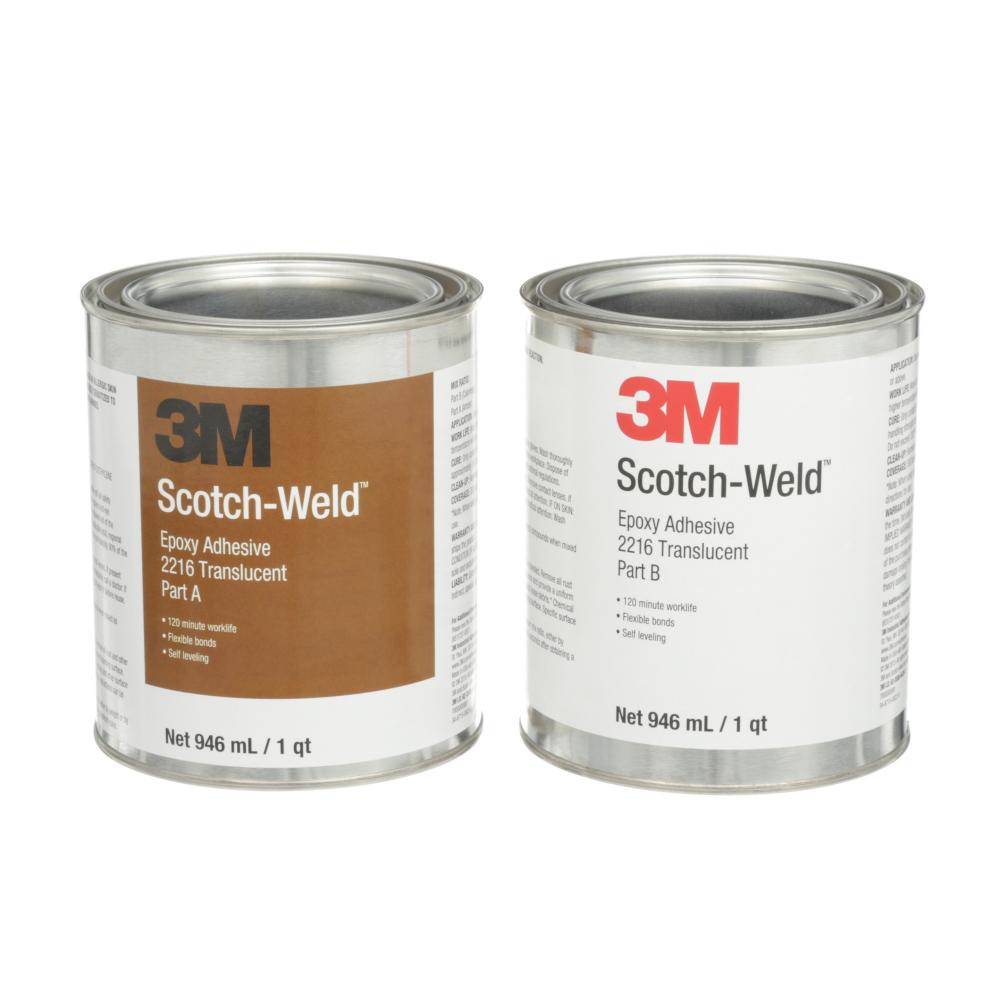 3M™ Scotch-Weld™ Epoxy Adhesive, 2216, translucent, 1 qt. (950 ml)