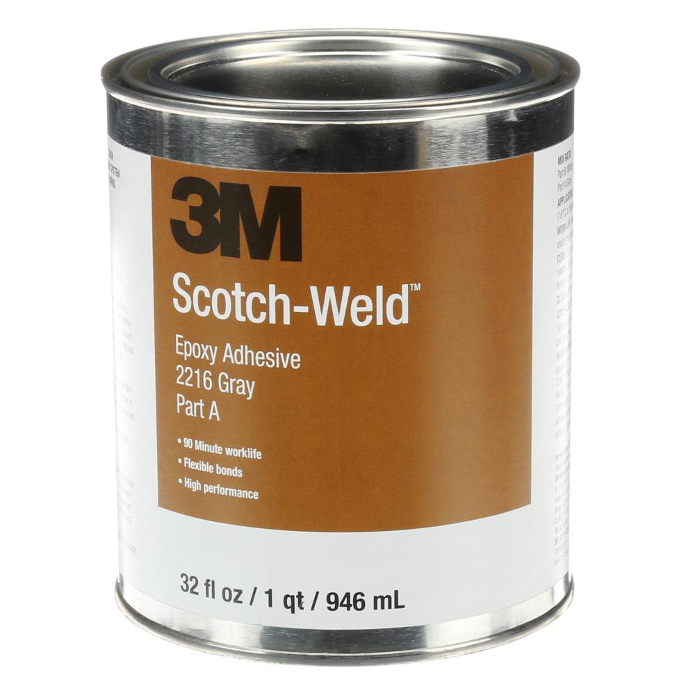 3M™ Scotch-Weld™ Epoxy Adhesive, 2216, part B/A, grey, 1 qt. (0.95 L) kit