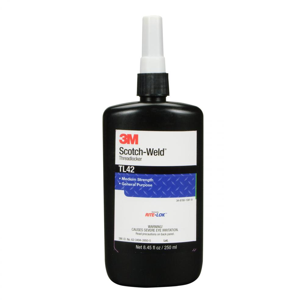 3M™ Scotch-Weld™ Threadlocker, TL42, blue, 8.45 fl. oz. (250 ml)