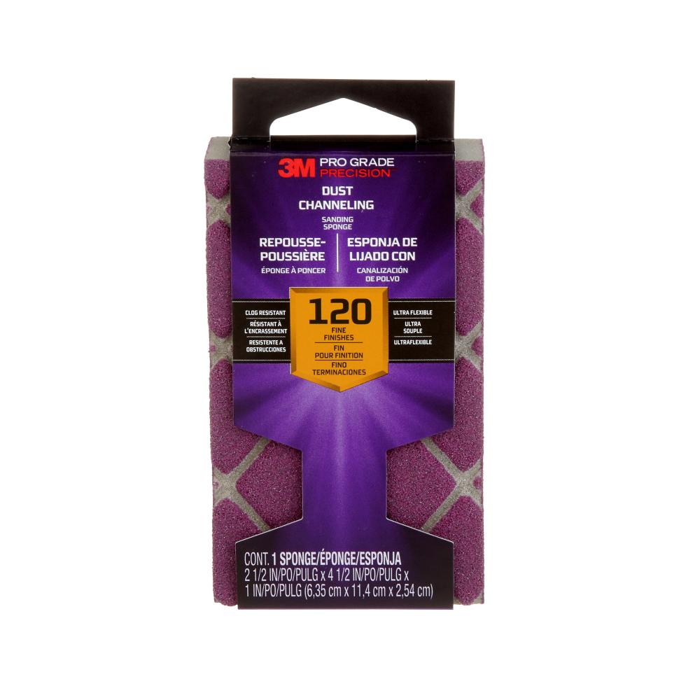 3M™ Pro Grade Precision™ Dust Channeling Sanding Sponge 2502TRI-120-CH