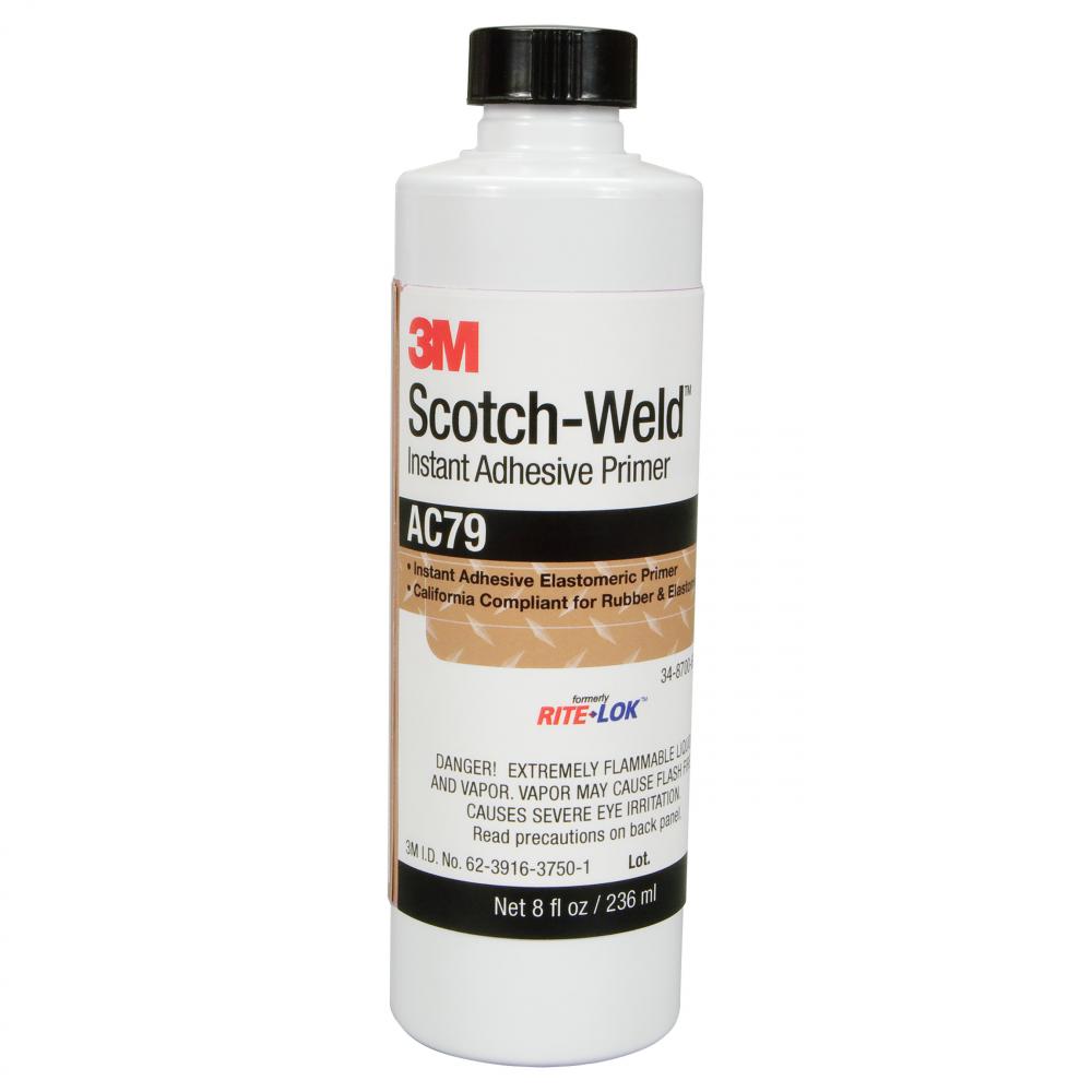 3M™ Scotch-Weld™ Instant Adhesive Primer, AC79, clear, 8 fl. oz. (236 ml)