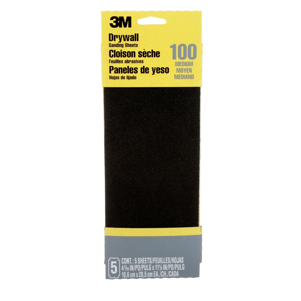 3M™ Drywall Sanding Sheets 9092DC-NA 4 3/16 in x 11 1/4 in x in, Medium Grit, 5/Pack