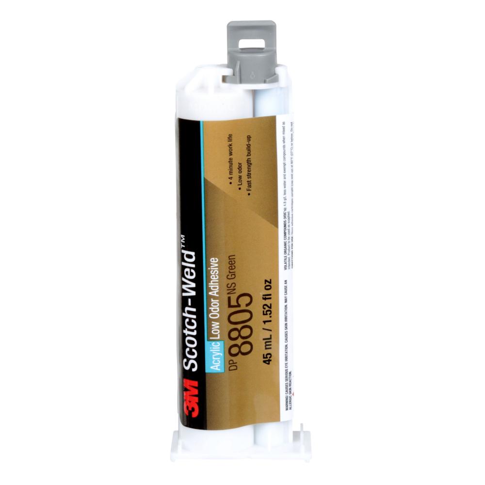 3M™ Scotch-Weld™ Low Odour Acrylic Adhesive, DP8805NS, green, 1.58 fl. oz. (45 ml)