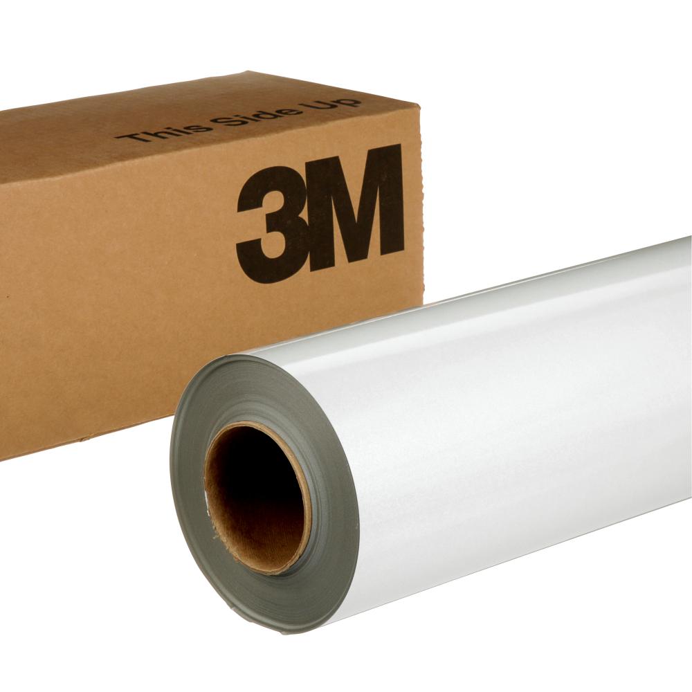 3M™ Scotchlite™ Reflective Graphic Film, 5000, white, 48 in x 50 yd (121.9 cm x 45.7 m)