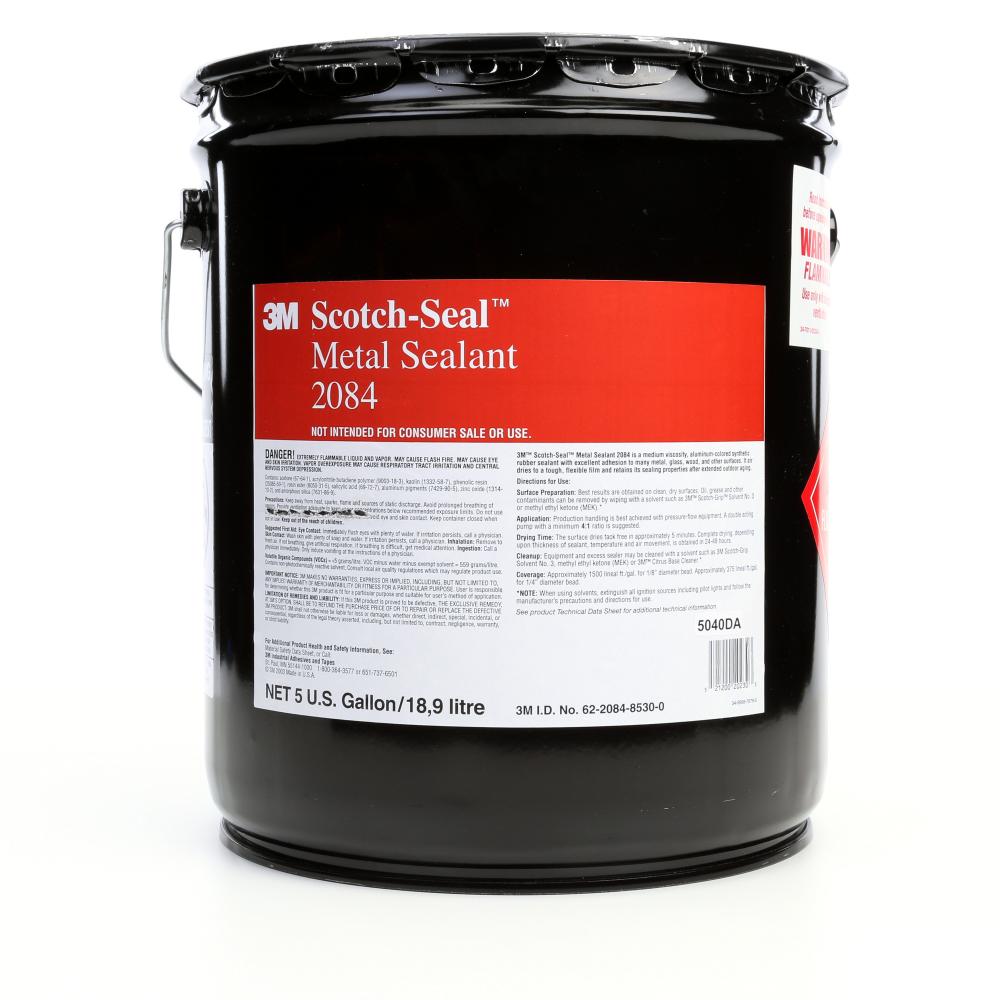 3M™ Scotch-Seal™ Metal Sealant, 2084, aluminum, 5 gal (18.92 L)