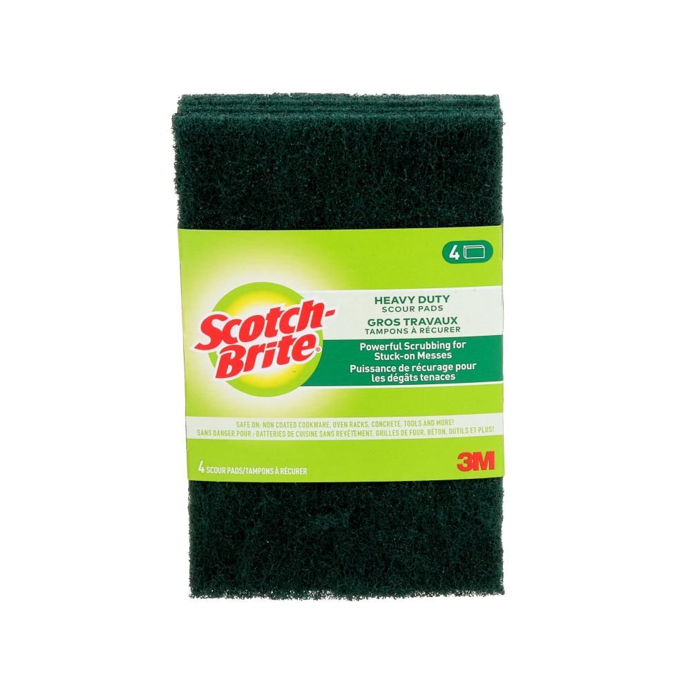 Scotch-Brite® Heavy Duty Scour Pad, 4/pack