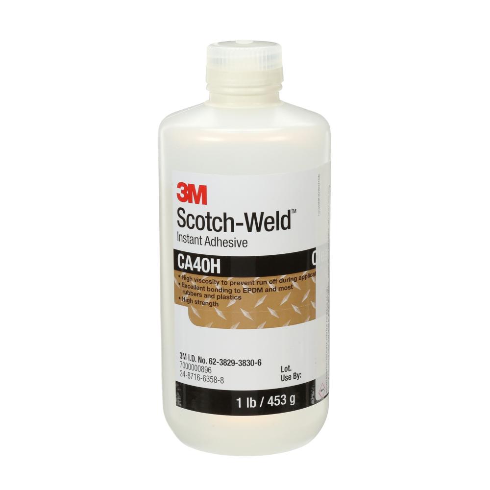 3M™ Scotch-Weld™ Instant Adhesive, CA40, clear, 1 lb (453 g)