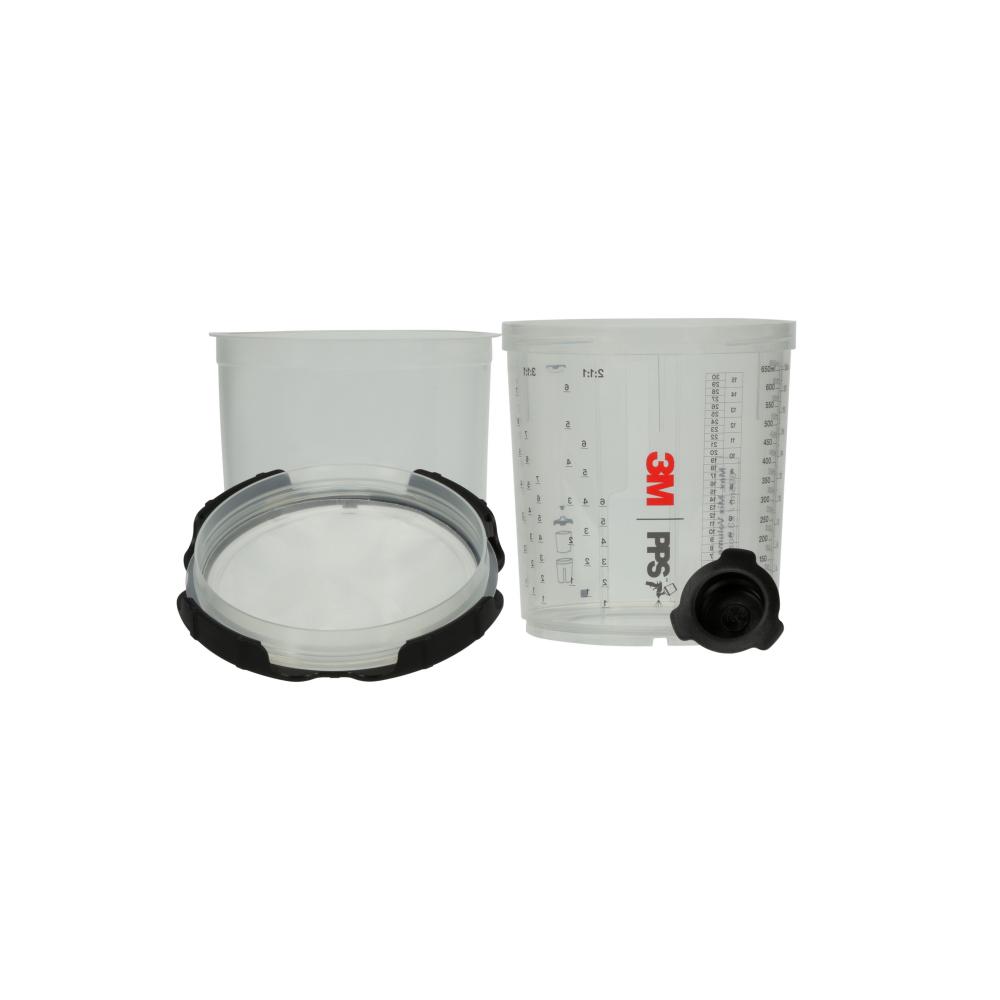 3M™ PPS™ Series 2.0 Standard Cup System Kit, 26000, 200U, 22 fl oz (650 mL)