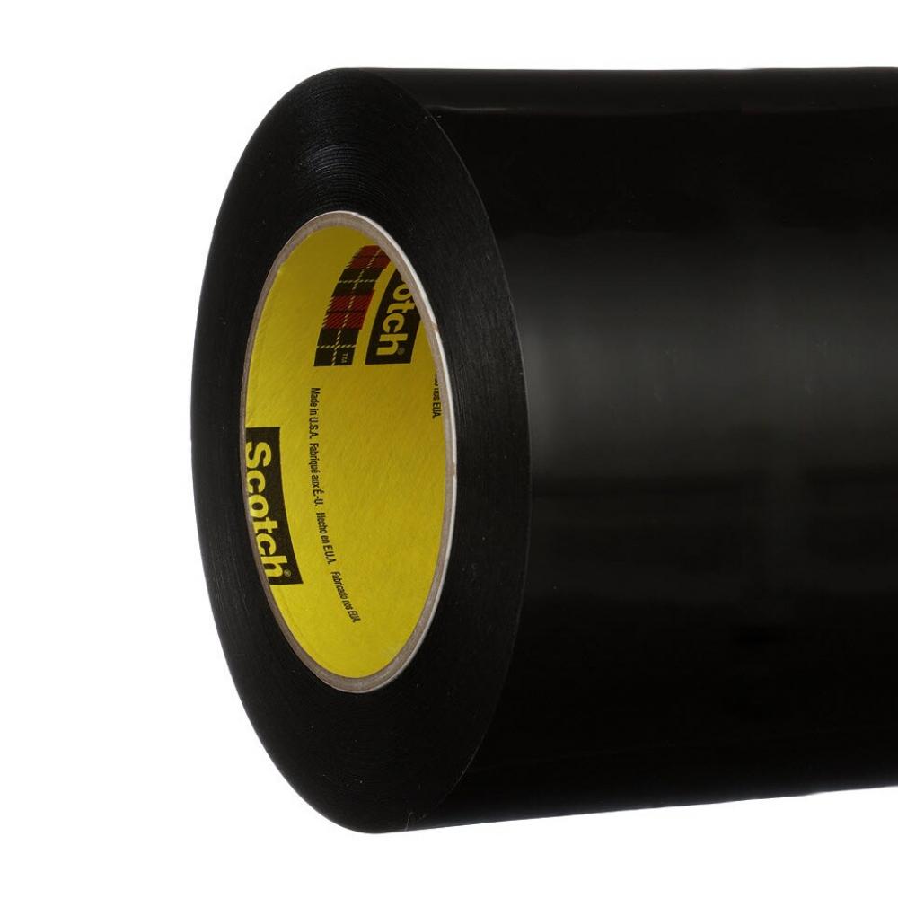 3M™ Preservation Sealing Tape, 481, black, 3 in x 36 yd (76.2 mm x 32.9 m)