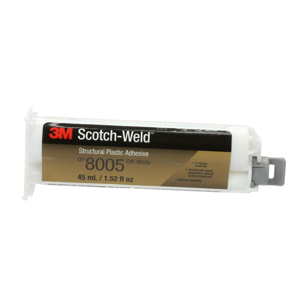 3M™ Scotch-Weld™ Structural Plastic Adhesive, DP8005, off-white, 1.58 fl. oz. (45 ml), duo-pak