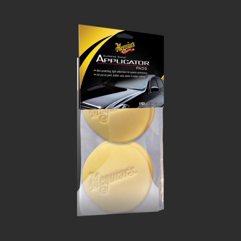 Meguiar&#39;s® Foam Applicator Pads W0004, 4.5 in(11.43 cm), 4/Pack